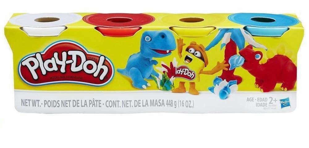 PLAY DOH COLORES CLASICO 4 PZ