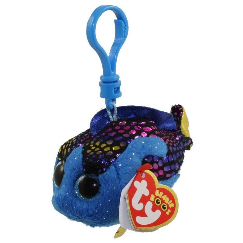 BEANIE BOOS CLIPS AQUA PEZ AZUL