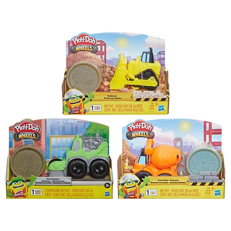 PLAY DOH MINI VEHICULOS CONSTRUCCION