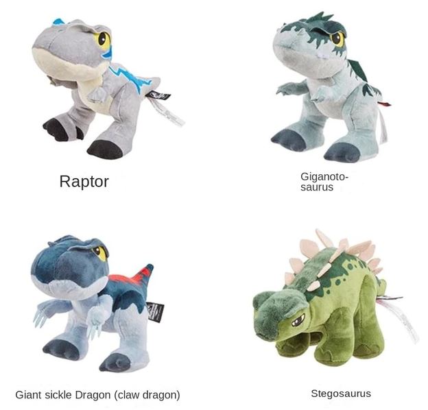 PELUCHES DE DINOSAURIO SURTIDOS