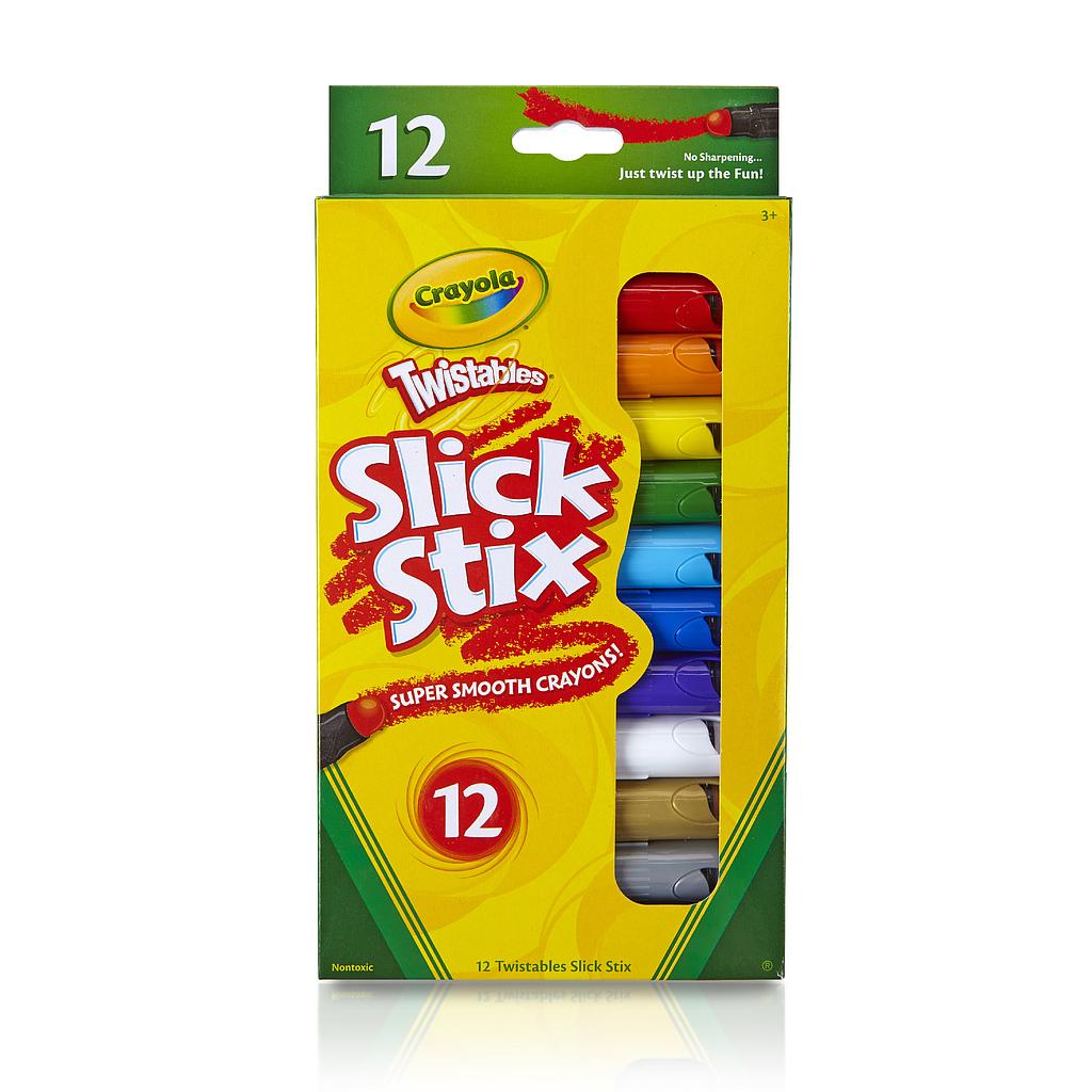 CRAYONES SLICK STIX 12 PZ
