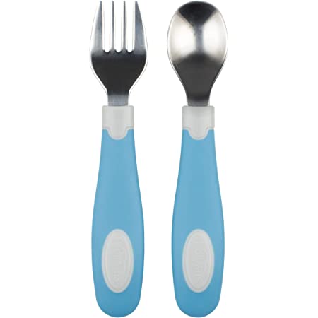 SET DE CUBIERTOS AZUL 2 PZ
