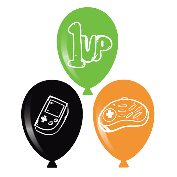 GLOBOS LATEX GAMER 12 PZ