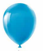 GLOBOS 12&quot; CELESTE 15 PZ