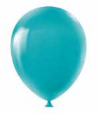 GLOBOS 12&quot; TURQUESA 15 PZ