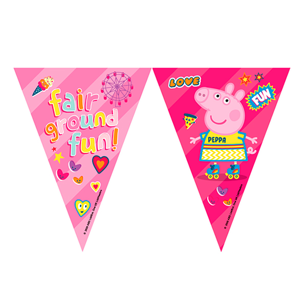 BANDERINES PEPPA PIG 10 PZ