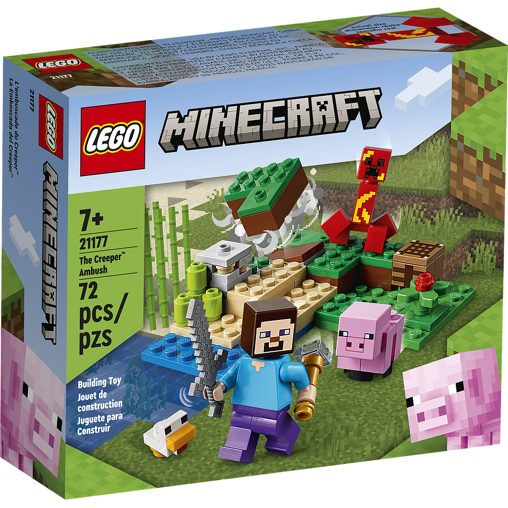 LEGO MINECRAFT LA EMBOSCADA CREEPER