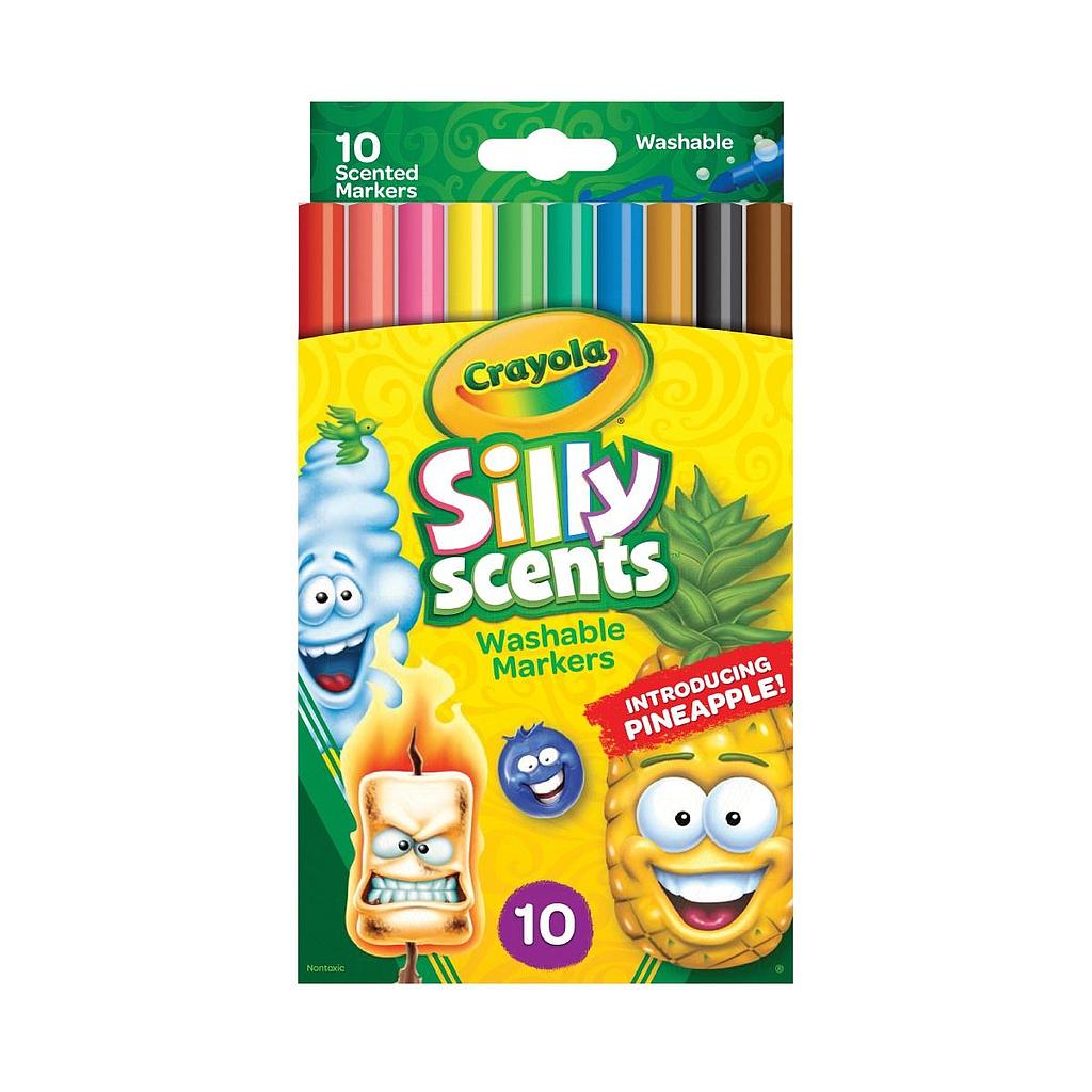 MARCADORES LAVABLE SILLY 10PZ